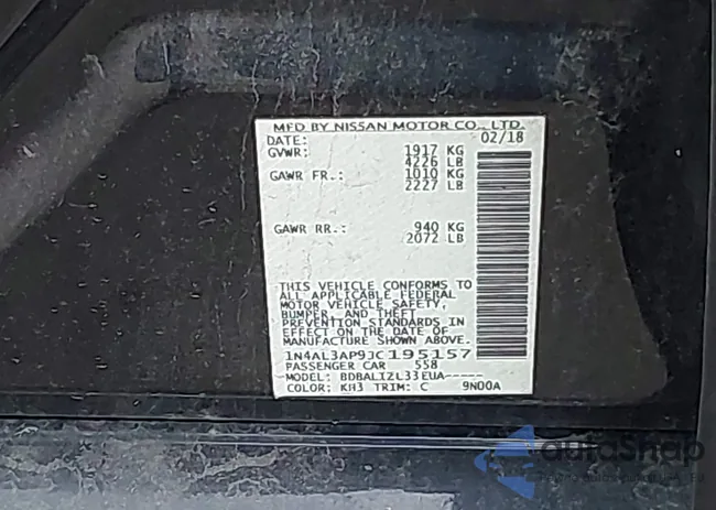 1N4AL3AP9JC195157: 42230357