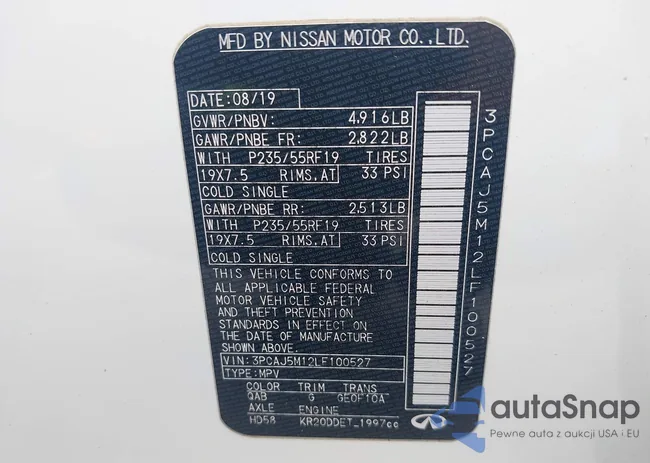 3PCAJ5M12LF100527: 42231641