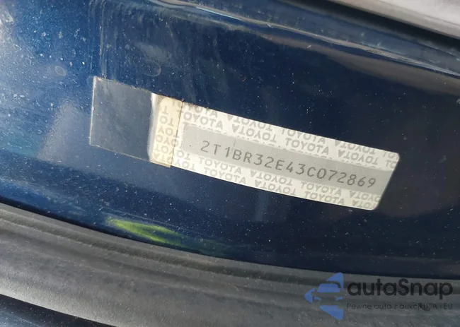 2T1BR30E75C332400: 42231721