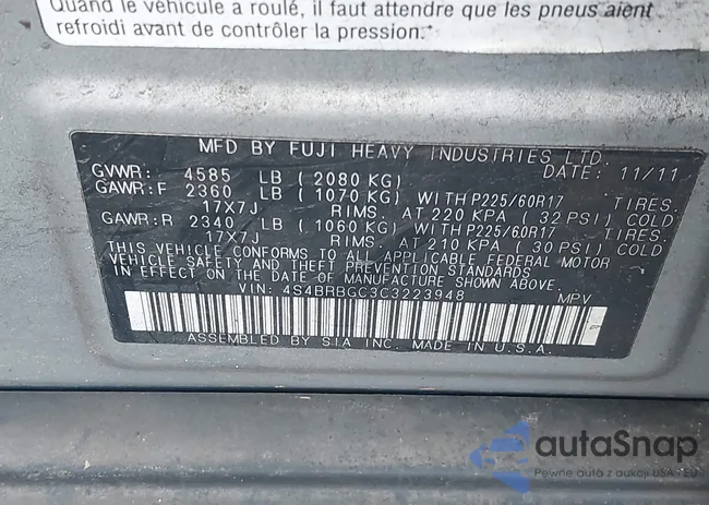 4S4BRBGC3C3223948: 42231759