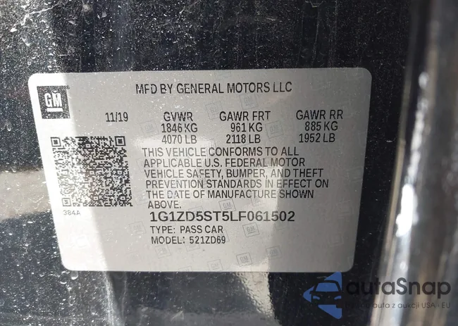 1G1ZD5ST5LF061502: 42231959