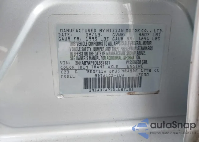 3N1AB7AP1DL687181: 42231175