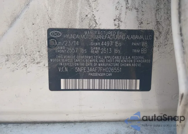 5NPE34AF7FH026551: 42231272