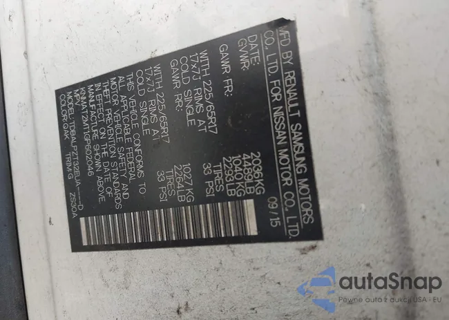 KNMAT2MT1GP602046: 42232623