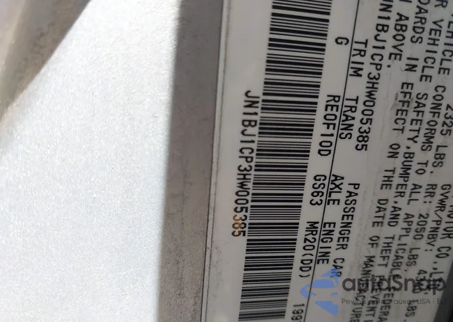 JN1BJ1CP3HW005385: 42231977