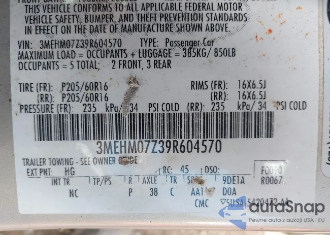 3MEHM07Z39R604570: 42232183