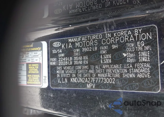 KNDJN2A27F7773002: 42232224