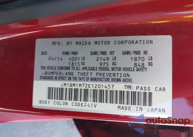 JM1BM1M72E1201457: 42233692