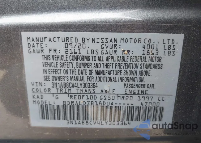 3N1AB8CV4LY303364: 42233860