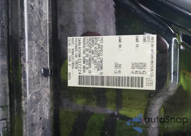 1N4BL4CV5NN317724: 42233962