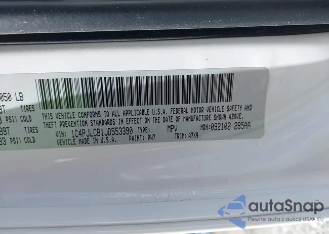 1C4PJLCB1JD553390: 42233220