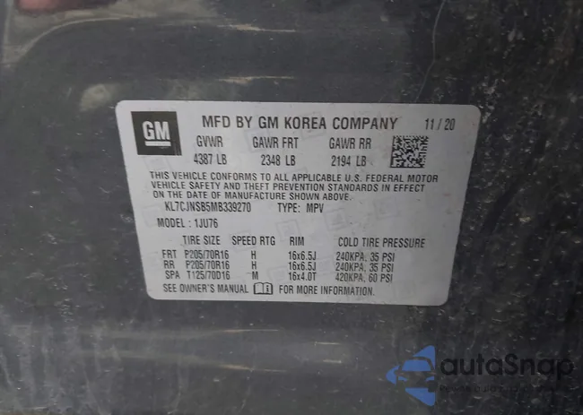 KL7CJNSB5MB339270: 42233276