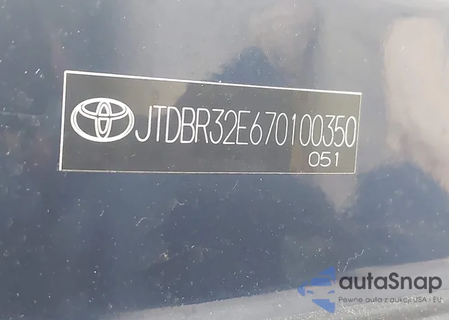 JTDBR32E670100350: 42233353