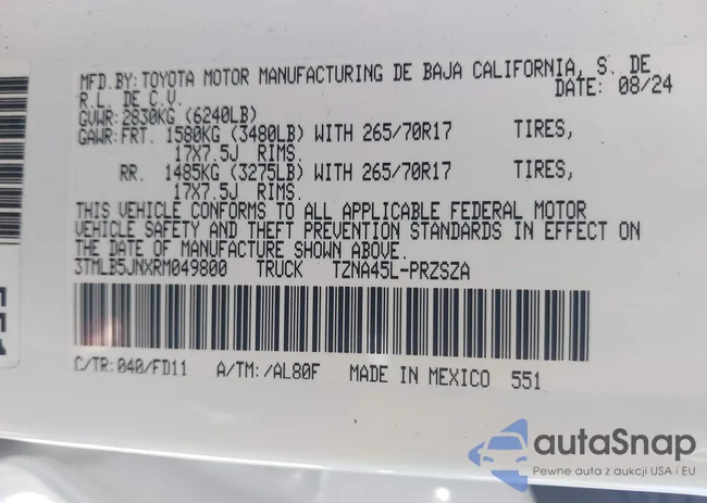 3TMLB5JNXRM049800: 42233375