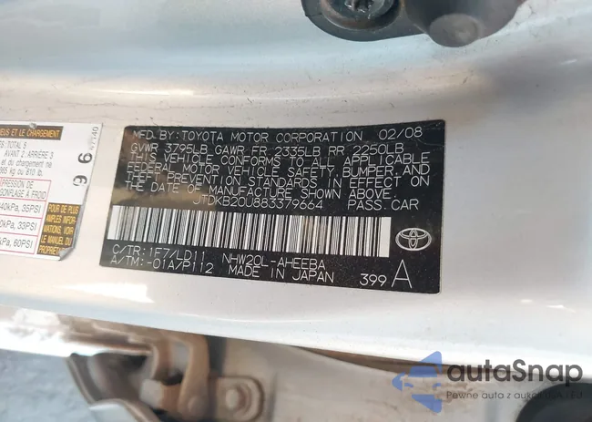 JTDKB20U883379664: 42234485