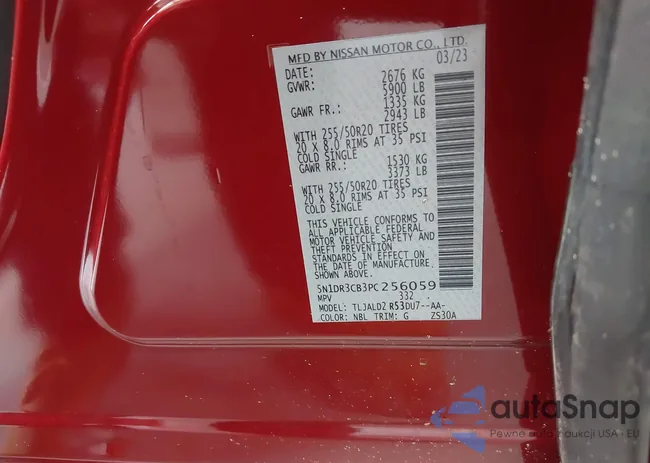 5N1DR3CB3PC256059: 42234526