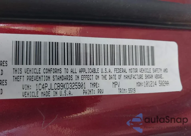 1C4PJLCB9KD325901: 42234702