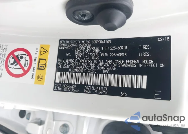 JTJBARBZ8J2170275: 42234330