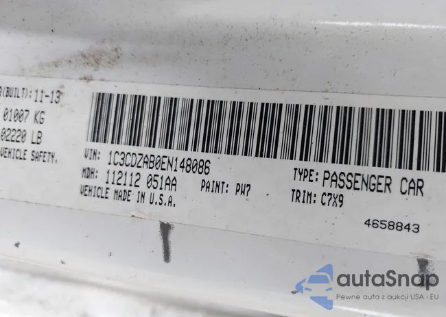 1C3CDZAB0EN148086: 42234364
