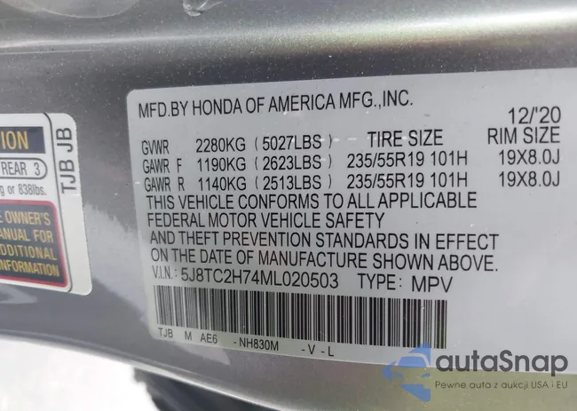 5J8TC2H74ML020503: 42235467