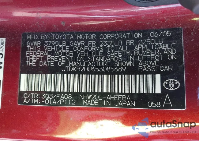 JTDKB20U653085689: 42235501