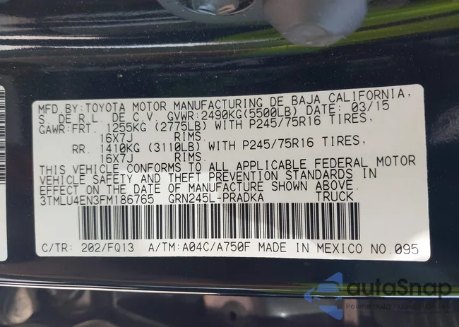 3TMLU4EN3FM186765: 42235553