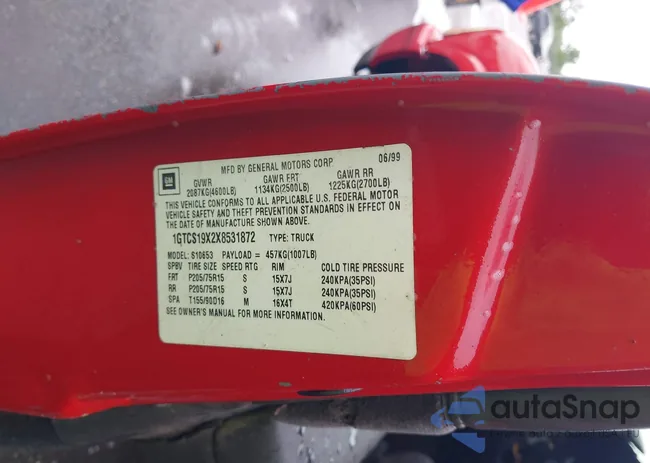 1GTCS19X2X8531872: 42235350