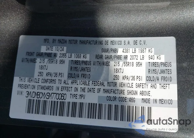 3MVDMBCMXSM770060: 42236673