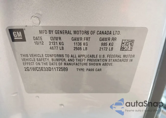 2G1WC5E33D1172589: 42236756