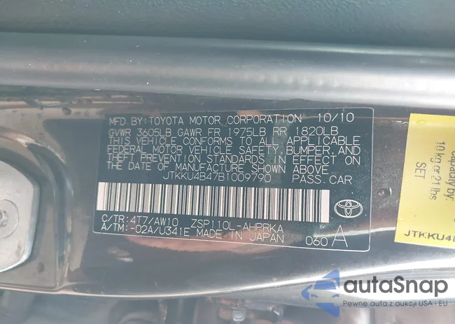 JTKKU4B47B1009790: 42235989