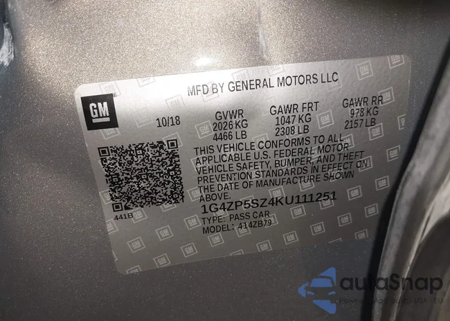 1G4ZP5SZ4KU111251: 42237424