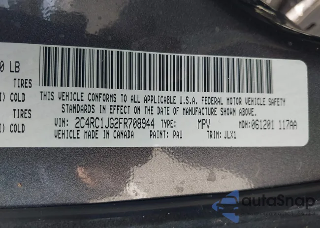 2C4RC1JG2FR708944: 42237880