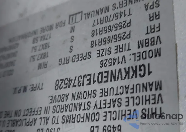 1GKKVNED1EJ374528: 42237960