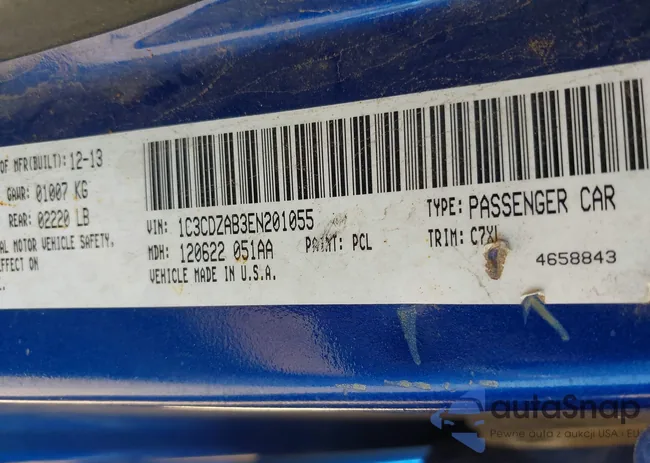 1C3CDZAB3EN201055: 42238560