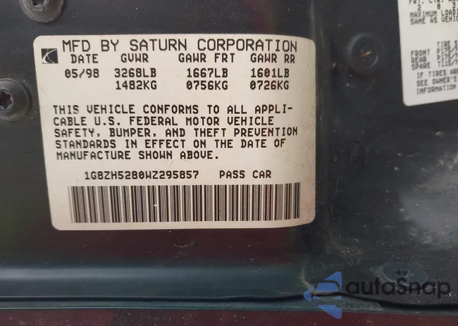 1G8ZH5280WZ295857: 42238789