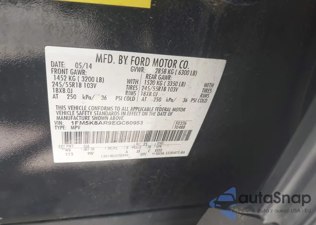 1FM5K8AR9EGC60953: 42238063