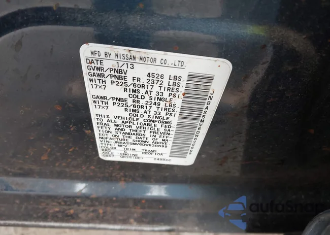 JN8AS5MV6DW628699: 42238159