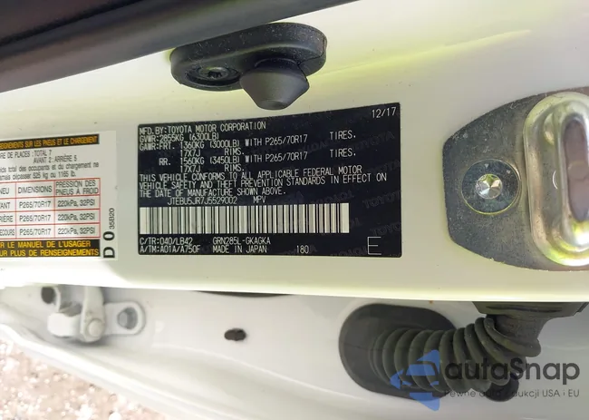 JTEBU5JR7J5529002: 42238283