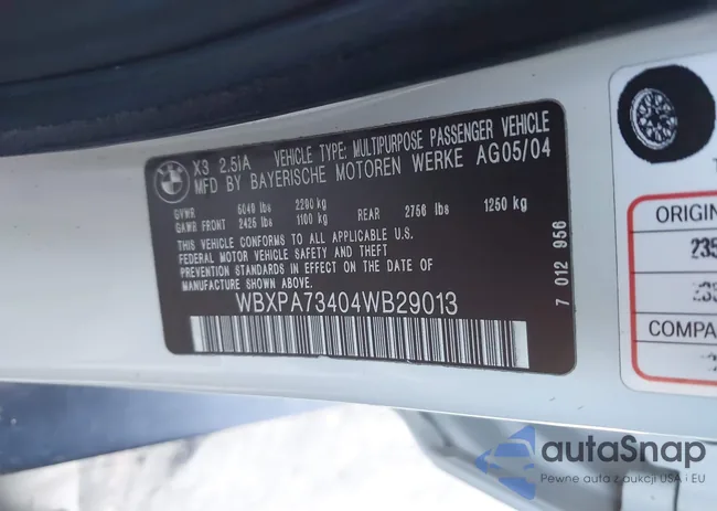 WBXPA73404WB29013: 42238304