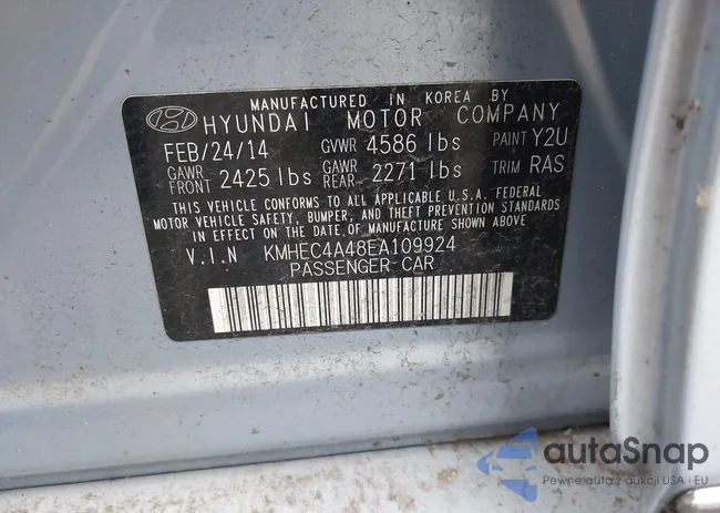 KMHEC4A48EA109924: 42238340