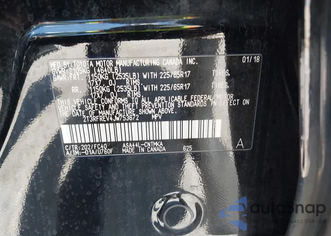 2T3RFREV4JW753672: 42239541