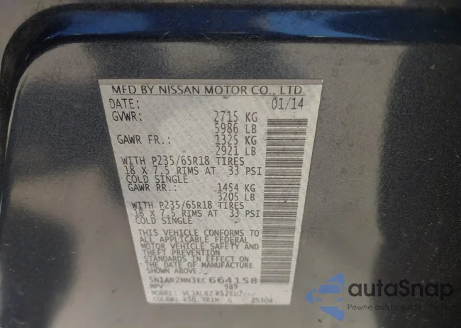 5N1AR2MN3EC664158: 42239865