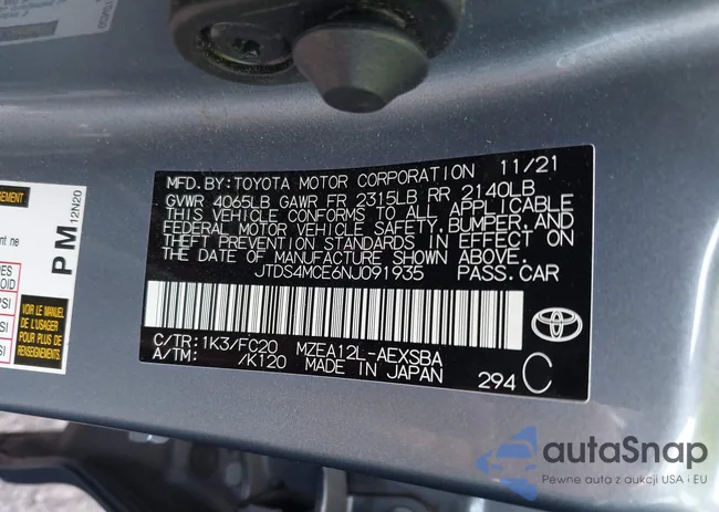 JTDS4MCE6NJ091935: 42239317