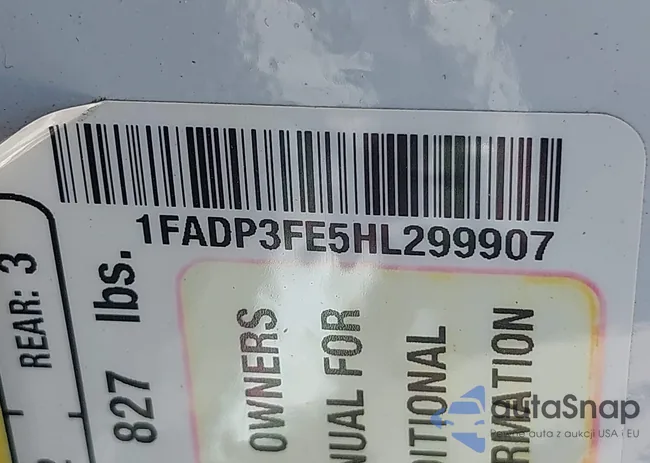 1FADP3FE5HL299907: 42239361