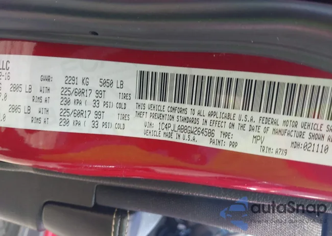 1C4PJLAB8GW264586: 42240413