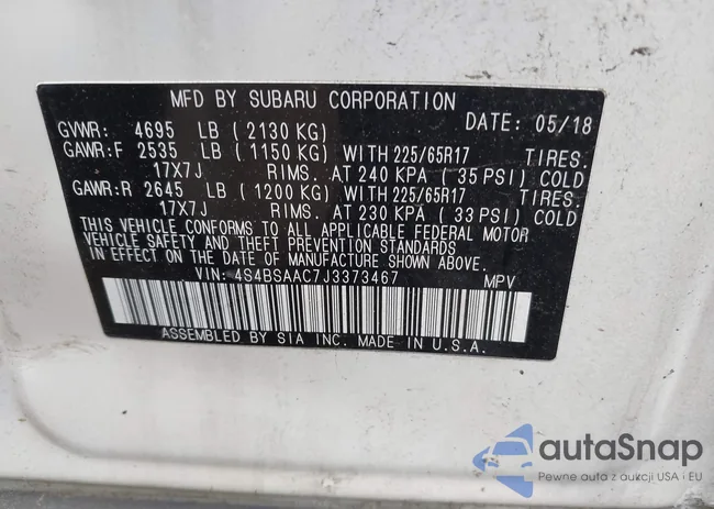 4S4BSAAC7J3373467: 42240581