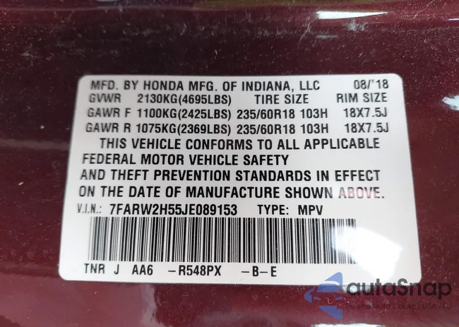 7FARW2H55JE089153: 42240803