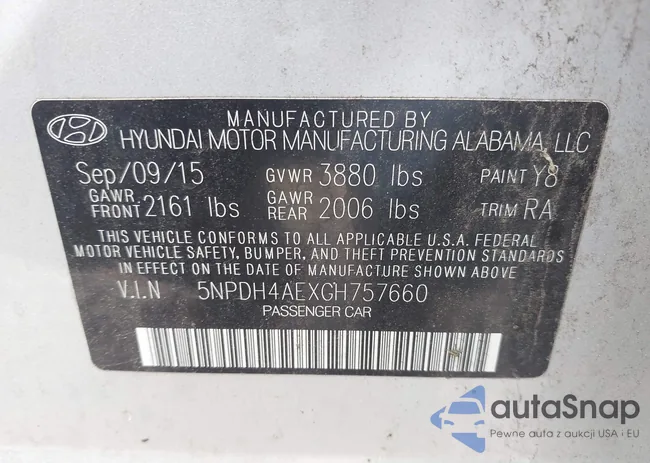 5NPDH4AEXGH757660: 42240852