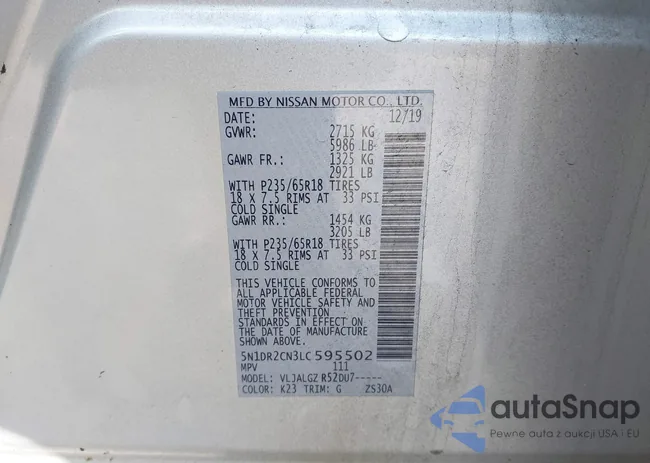 5N1DR2CN3LC595502: 42241550