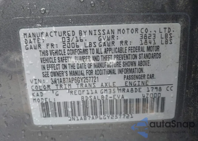 3N1AB7AP6GY257721: 42241875